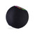 Black spherical smart speaker with coloured touch controls on top