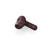 Single wireless in-ear earbud in dark brown, angled product view.