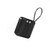 Black portable power bank with attached charging cables, shown on white background