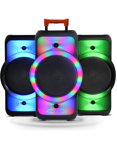 Speaker with LED lights