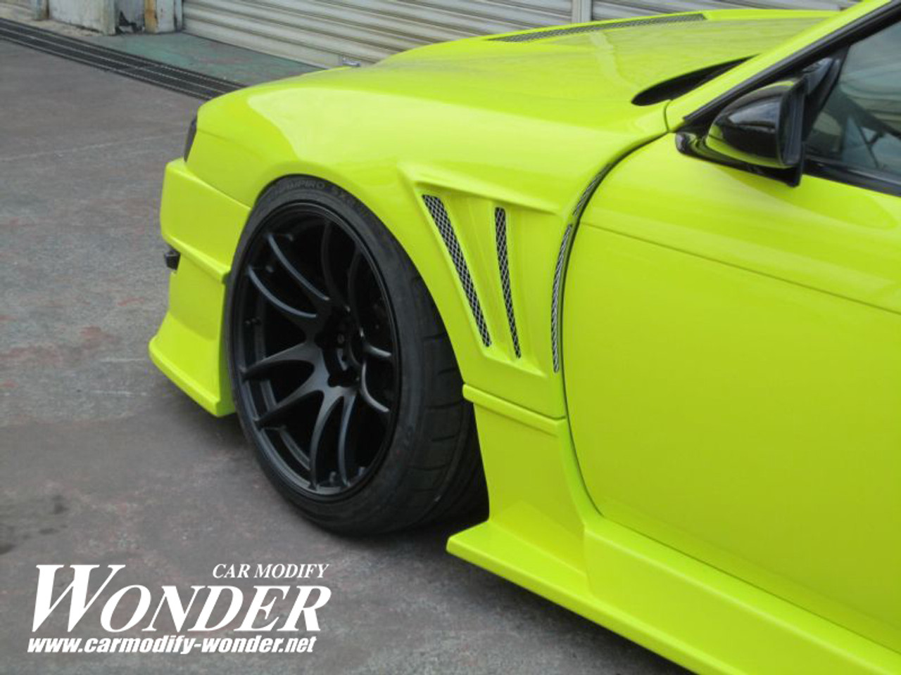 Car Modify Wonder Glare 30mm GT Front Fenders for Kouki (96-98 S14)