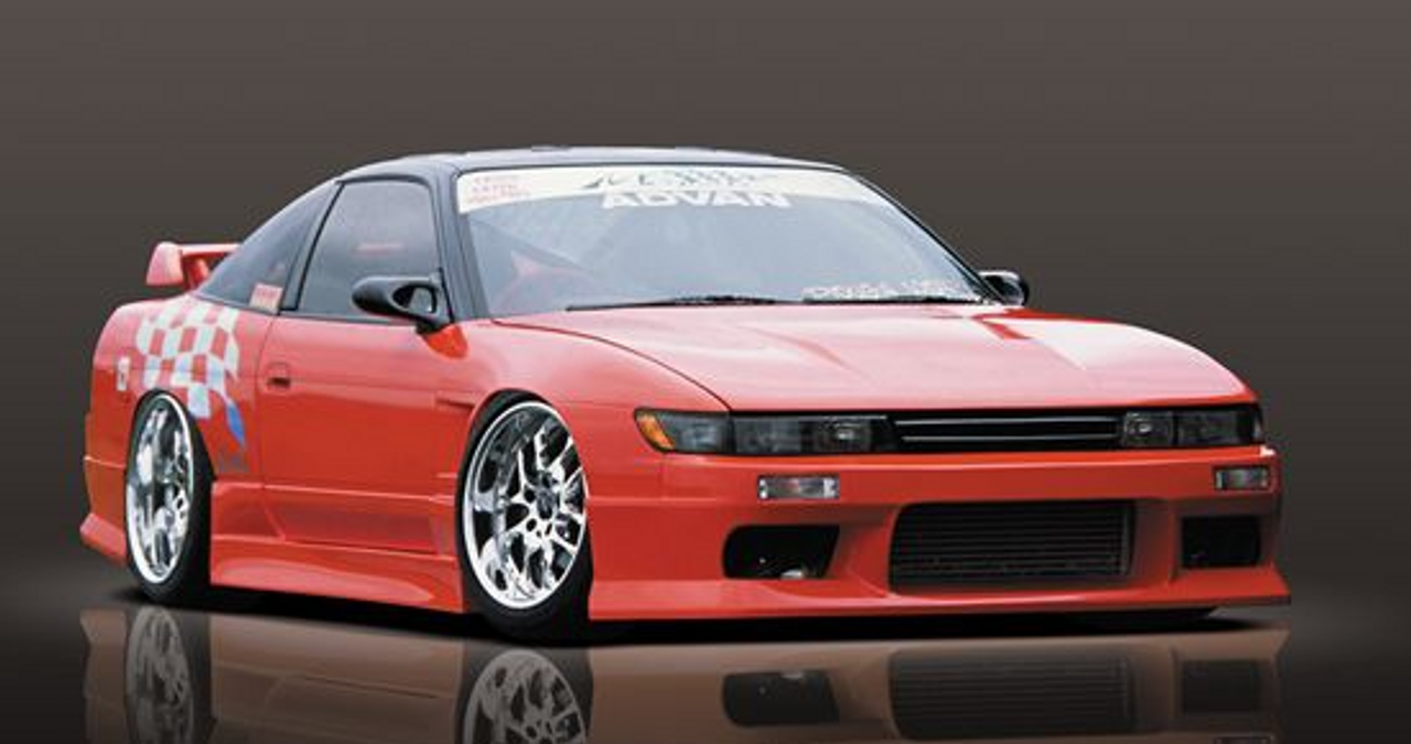 受発注品89-94 シルビア S13◇DF B-Sport ワイドボディ フロントバンパー エアロパーツ