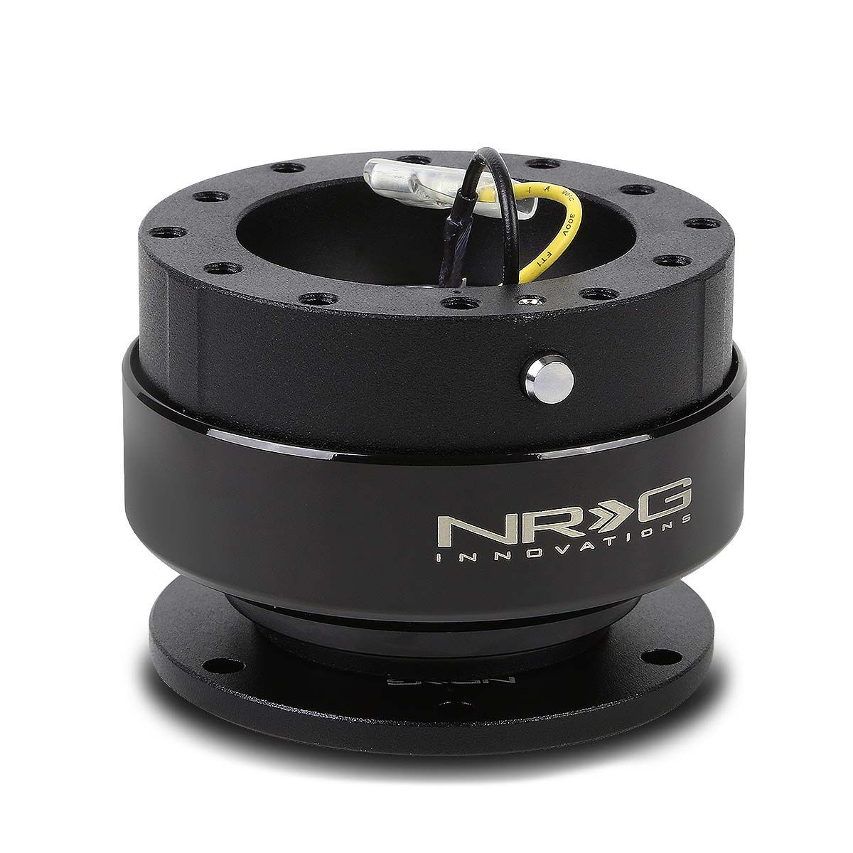 NRG Quick Release 2.0 (Black Body w/ Black Ring) - Faction Motorsports