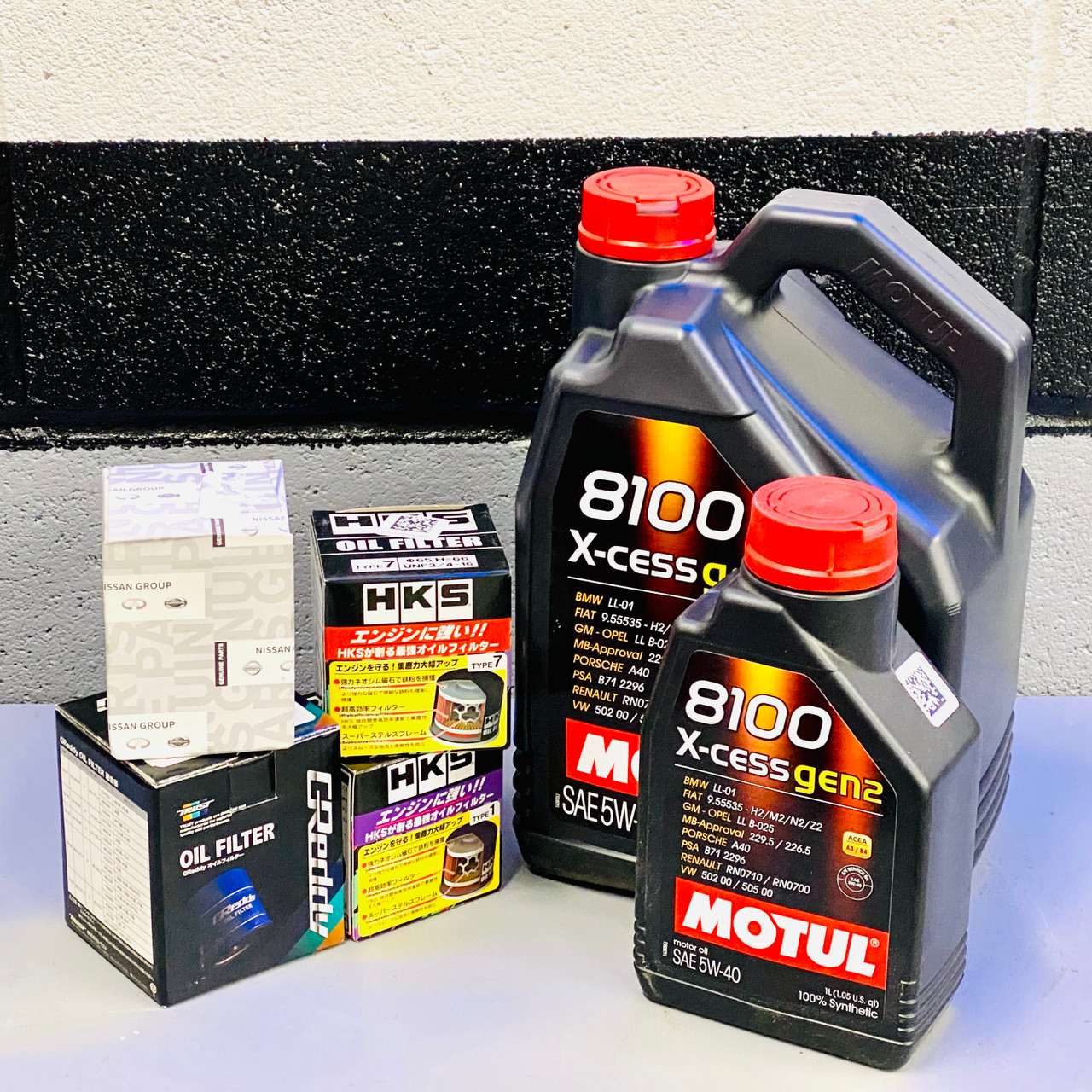 Motul 8100 X-CLEAN Gen 2 5W40 1 Liter | Synthetic Motor Oil