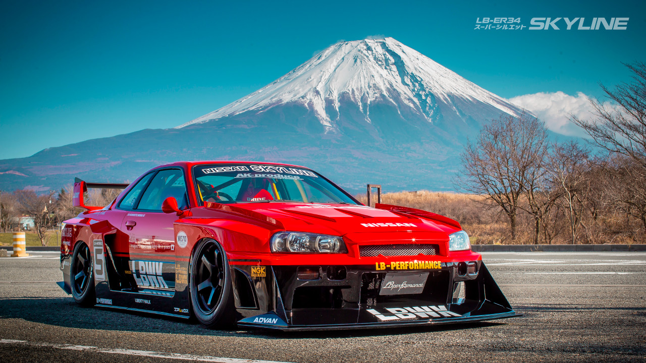 Liberty Walk Super Silhouette Full Body Kit (R34) - Faction