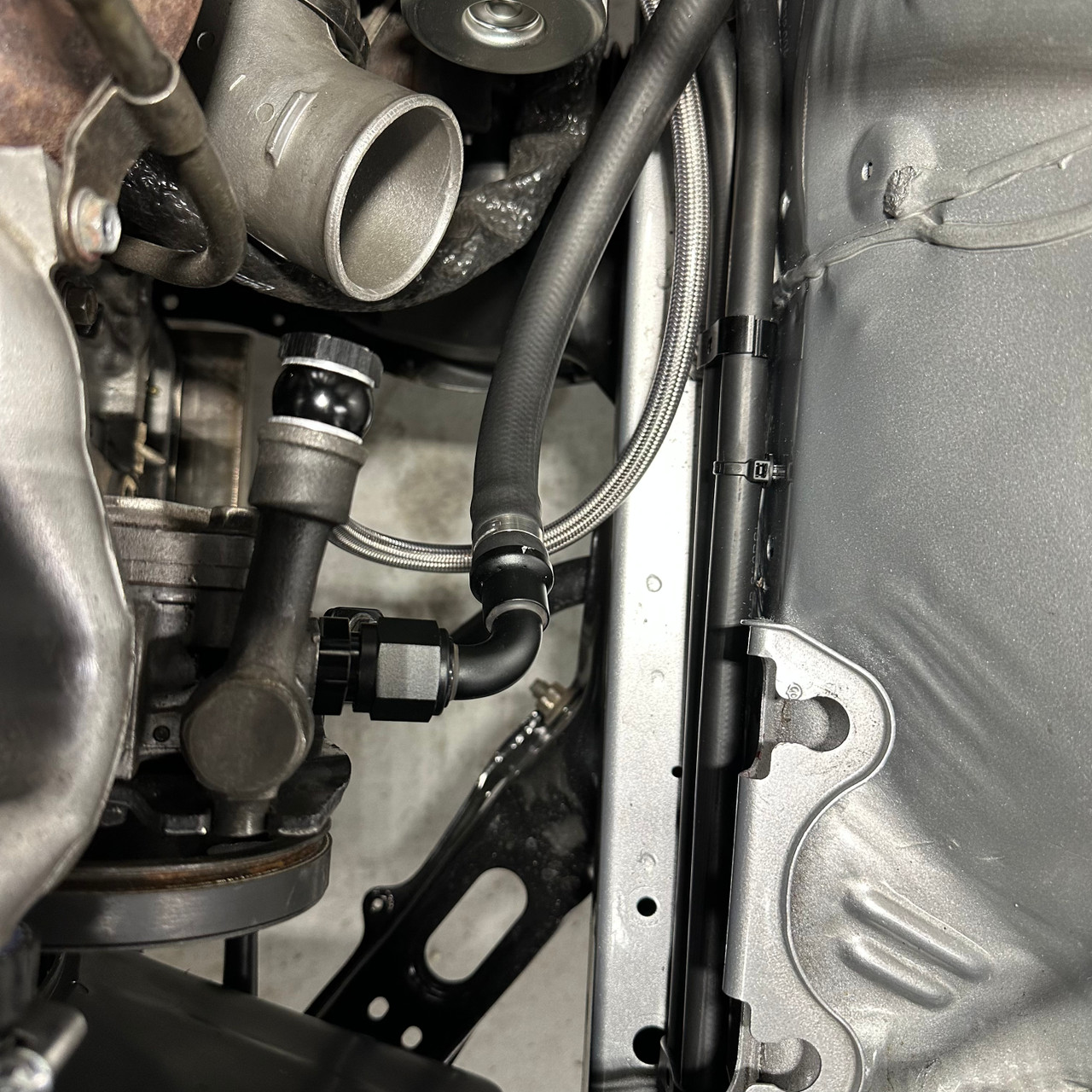 Faction Motorsports Power Steering Cooler & Reservoir Relocation Kit