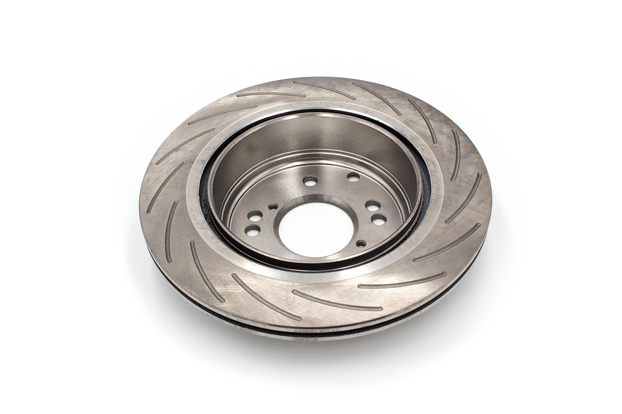 Z32 Rofu Rear Left Rotor ROFU Slotted Rear Rotors - 4 & 5 Lug (90-96 Z32) - Faction Motorsports
