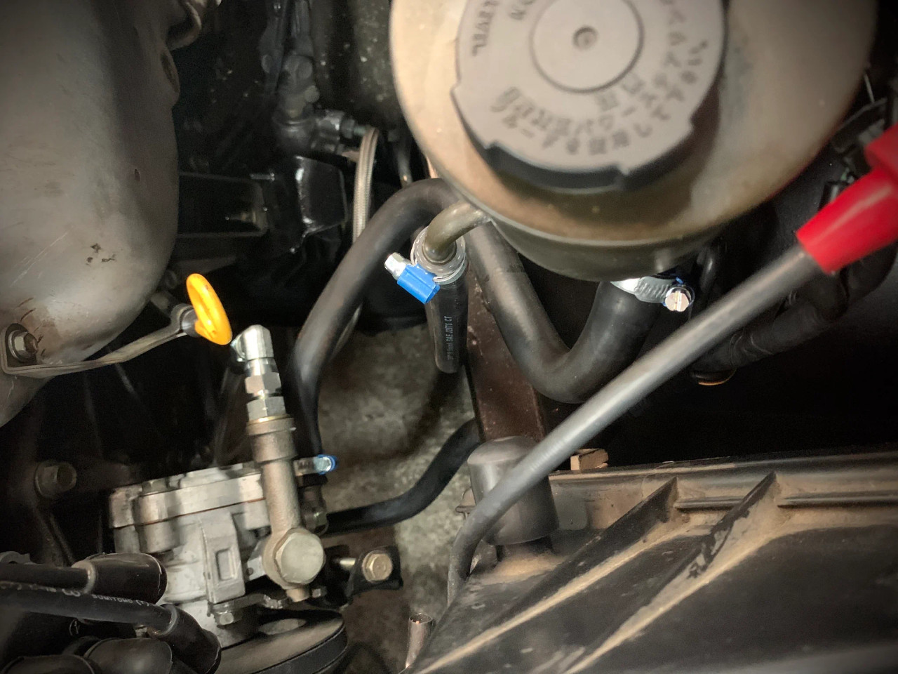 Pro Shop Noble Power Steering Feed Line for KA24DE (8994 S13) Faction Motorsports