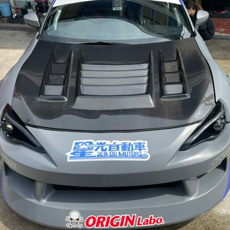 Origin Lab Type 3 Carbon Hood (12-21 86/BRZ/FRS) - Faction Motorsports