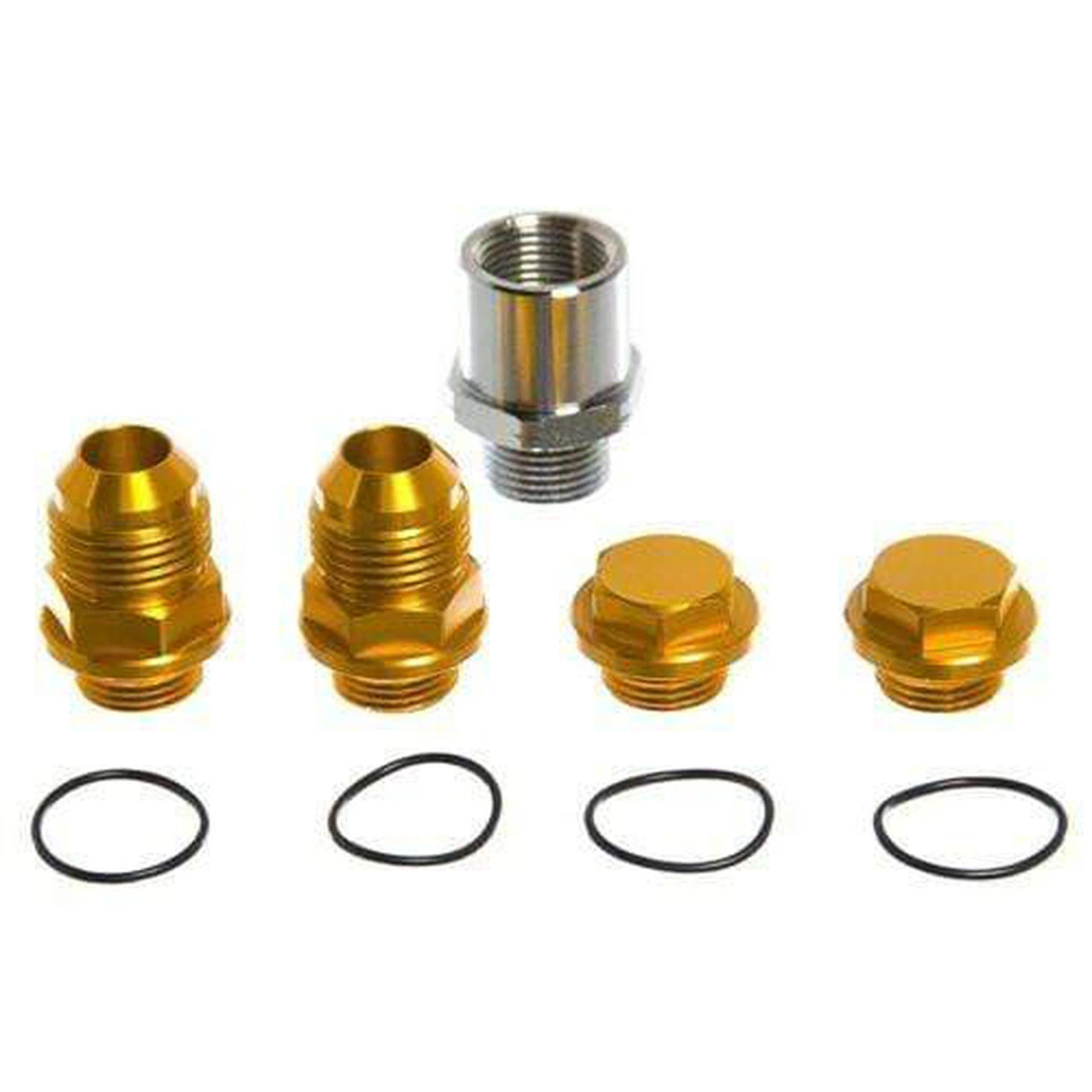 GReddy Engine Oil Block Adapter M20 x 1.50 -10AN Fittings - Faction ...