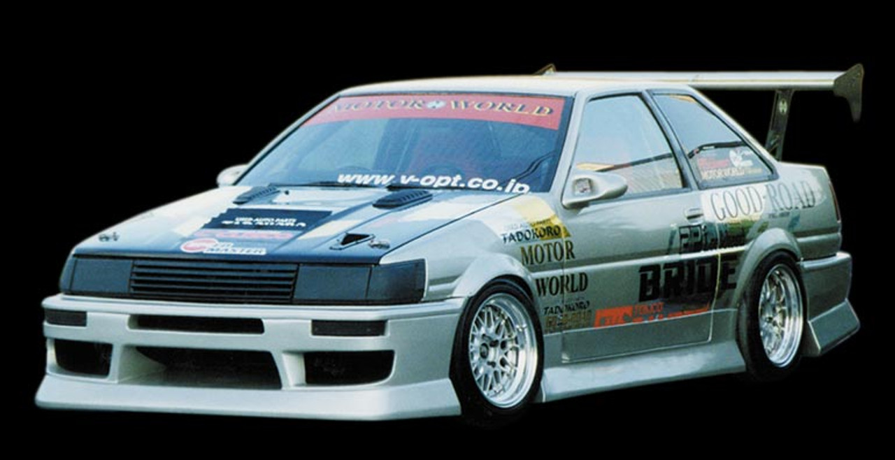 人気定番HOTBN ビーエヌ スポーツ スプリンター トレノ AE86 フロントバンパー 未塗装 BN SPORTS エアロパーツ