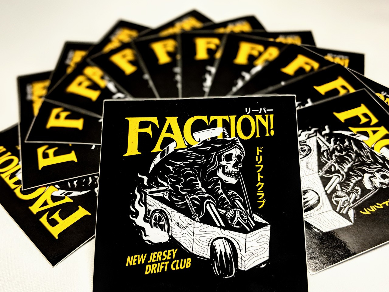 FACTION! Drift Club - Casket Ride Sticker - Faction Motorsports