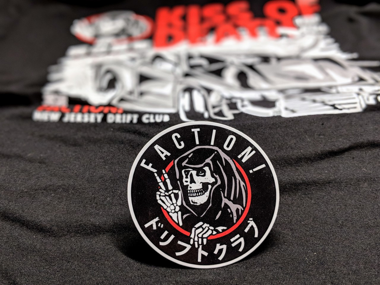 FACTION! Drift Club - Peace Out Sticker - Faction Motorsports
