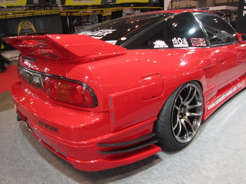 Car Modify Wonder Glare Twin Blade Rear Wing for 180SX (89-94 S13