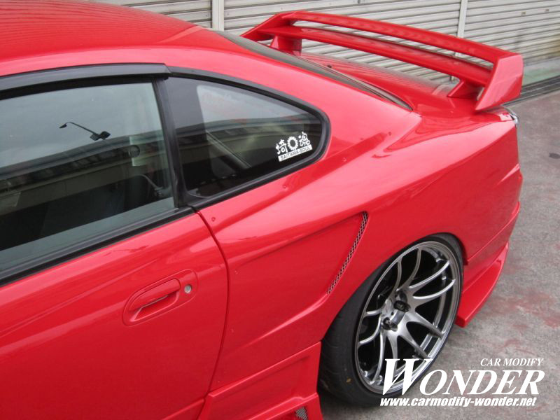 Car Modify Wonder Glare Twin Blade Rear Wing (99-01 S15) - Faction