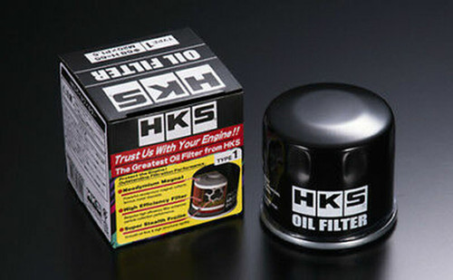 HKS Sports Oil Filter Type 1 (inc. S14/15 SR20, 4G63, 4B11, VQ35, FA20) HKS Sports Oil Filter Type 1 (inc. S14/15 SR20, 4G63, 4B11, VQ35, FA20)