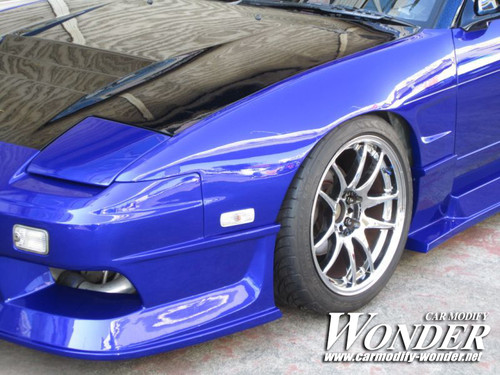 ☆180SX用 SuperMade製 30㎜フロントワイドフェンダー ☆ 180SX用SDフロントワイドフェンダー30mm