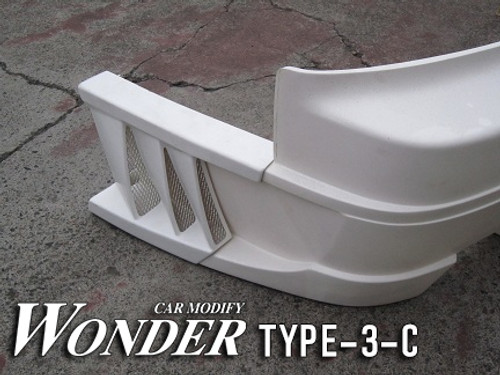 Car Modify Wonder Glare Rear Bumper Option Type 3C (89-02 S13/14/15)