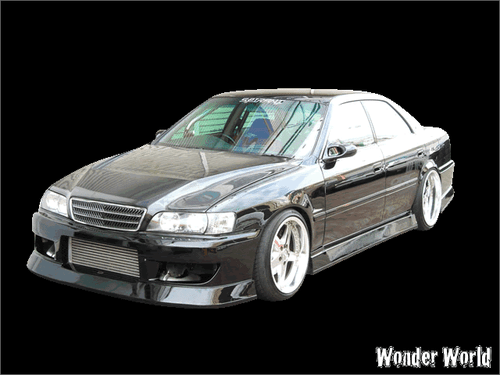 【高品質最新作】新品☆WONDER　SHADOW　マークⅡ（JZX100）　FRPワイドフェンダー 片側のみ（未塗装） エアロパーツ