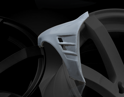 Origin Lab Twin Duct Front Fenders +20mm (96-01 Chaser) - Faction