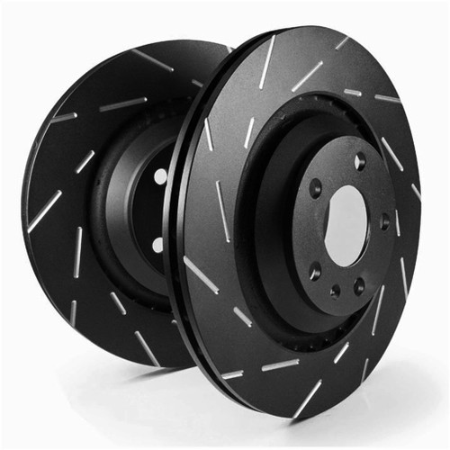 フロントイノセント EBC Slotted Front Brake Rotors for 5-Lug 240sx Non-ABS (97-98 S14