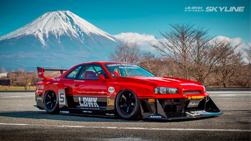 Liberty Walk Super Silhouette Full Body Kit (R34) - Faction