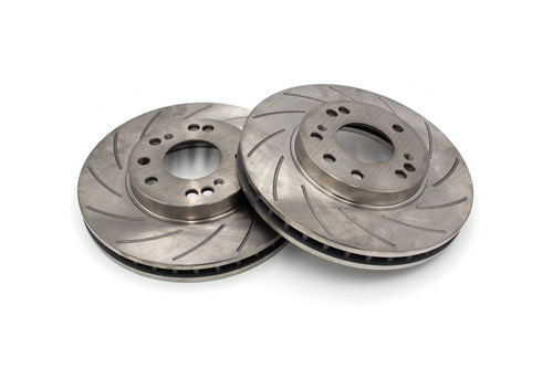 ROFU Slotted Rear Rotors - 4 & 5 Lug (90-96 Z32) - Faction Motorsports