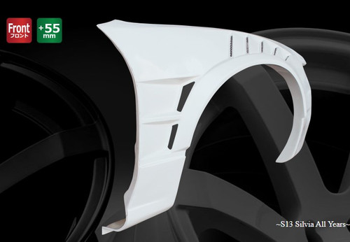 Origin Lab All Year Shark Era +55mm Front Fenders for Silvia (89-94 S13) Origin Lab All Year Shark Era +55mm Front Fenders for Silvia (89-94 S13)