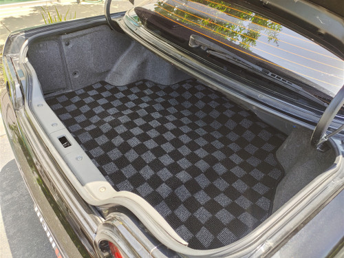 P2M MITSUBISHI EVO X REAR TRUNK MAT : DARK GREY