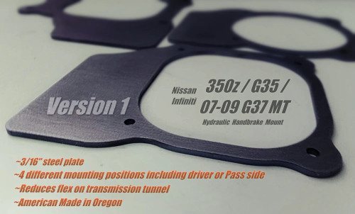Levelride Concepts Hydraulic Handbrake Mount - 6MT (02-08 350Z/G35, 07-09 G37) Levelride Concepts Hydraulic Handbrake Mount - 6MT (02-08 350Z/G35, 07-09 G37)