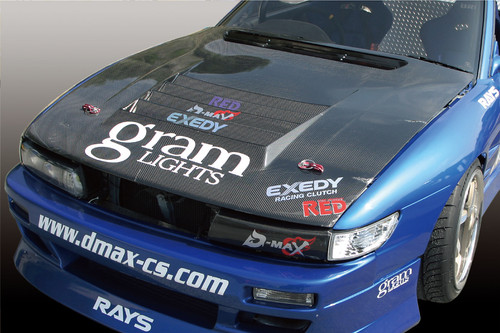 D-MAX 180sx D1 Spec Hood (89-94 S13) - Faction Motorsports