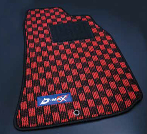 D-MAX Red/Black Floor Mat Set (95-98 S14)