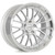 SQUARE Wheels G6 Model - 17x9 +15 5x114.3 - Silver
