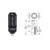 Project Kics Leggdura Racing Shell Type Lug Nut 53mm Closed-End Look + 4 Locks - 12X1.25 Black