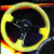 LIMITED Thrash Racing Rampage Steering Wheel Yellow Leather 330MM