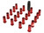 Muteki SR48 Red Open Ended Lug Nuts 12x1.50