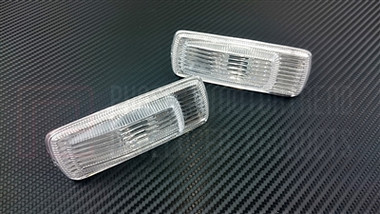 P2M Clear Side Marker Lights (89-94 S13) - Faction Motorsports