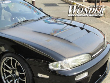 Car Modify Wonder Lotus Hood for Zenki (95-96 S14) - Faction