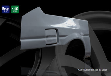 Origin Lab +40mm Rear Overfenders for 3-door (83-87 AE86