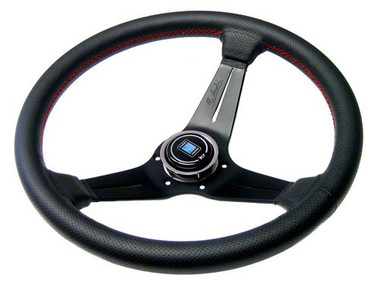 Nardi Deep Corn 350mm Leather Wheel - Faction Motorsports