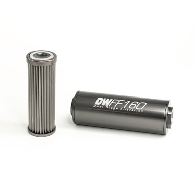 DeatschWerks Stainless Steel 40 Micron Universal Filter Element fits 110mm Housing (8-02-110-040) main image 1