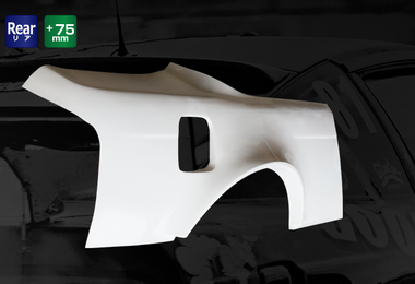 Origin Lab Rear Overfenders Type 4 for Silvia (95-98 S14