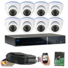 8 Channel 1080P Video Day Night Security Surveillance System, Weatherproof...