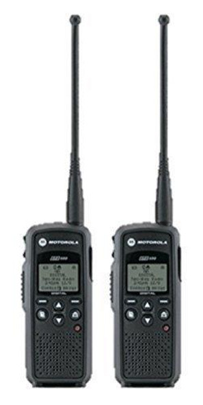 2 Pack Of Motorola Dtr550 Two Way Radio Walkie Talkies