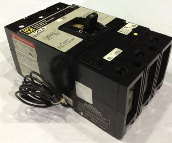 Square D Kcl341251021 3 Pole 125 Amp Circuit Breaker W/Shunt Trip ....... Vc-79