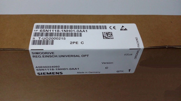 New In Sealed Box** Siemens Simodrive 6Sn1118-1Nh01-0Aa1 Nib