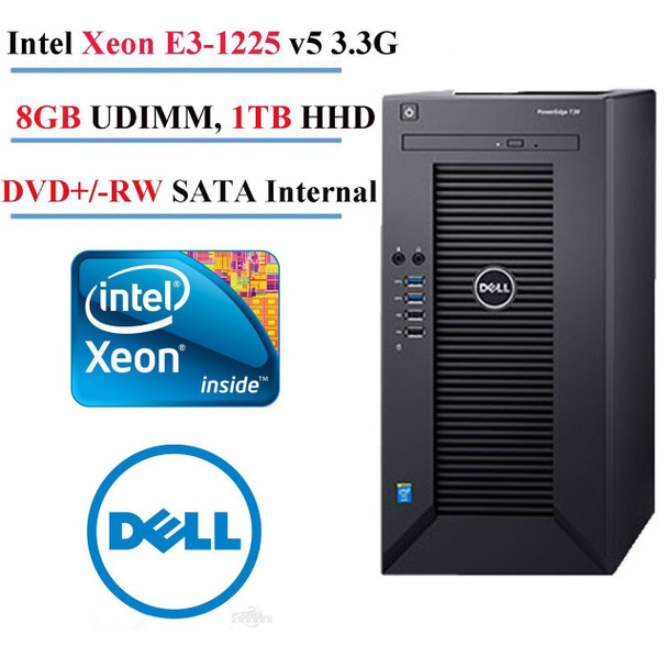 2017 Newest Dell Poweredge T30 Mini Tower Server Desktop , Intel Xeon...