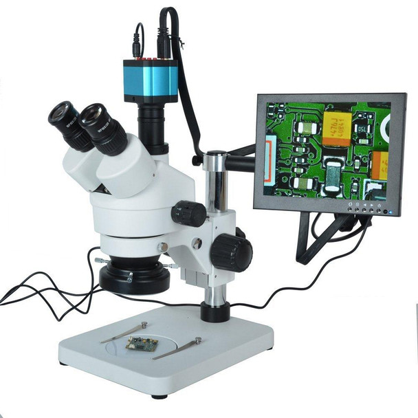 Aihome7X-45X Trinocular Microscope Inspection Zoom Stereo Hd 14Mp Hdmi Usb...