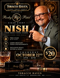 Rocky Patel Cigar Event Ticket