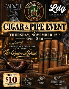 Caldwell / Laudisi Cigar & Pipe Event Ticket